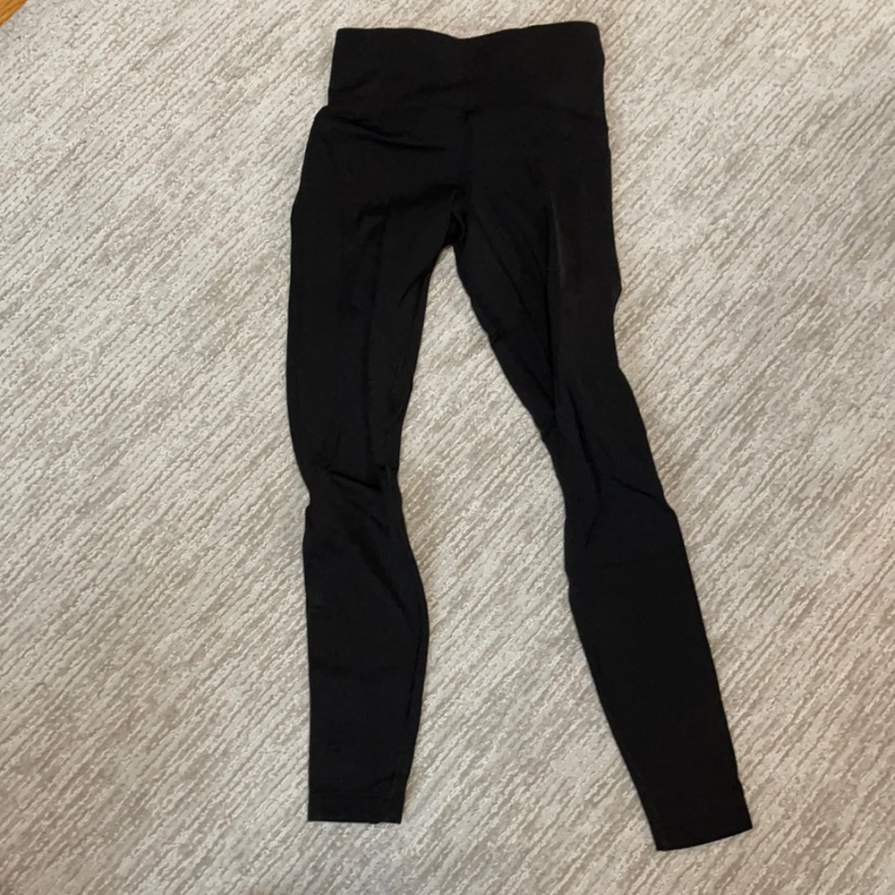 Like new LULULEMON lined running tights. Size 6.